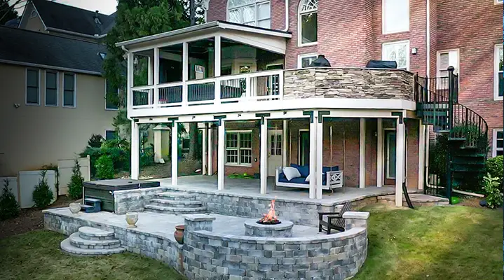 Outdoor Makeover: Landscape-With-Sport-Court-Design-Ideas