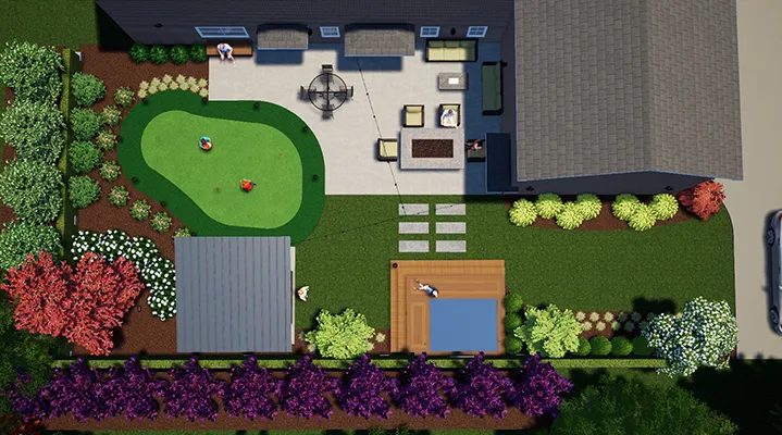 Outdoor Makeover: 3D-Virtual-Design-Ideas