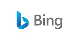 The Bing logo shows a stylized blue 